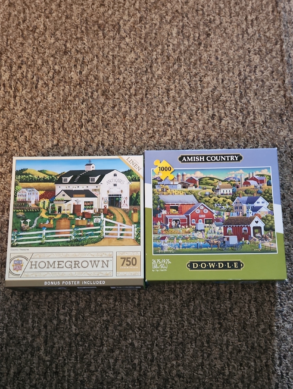 1000 & 750 Piece Jigsaw Puzzle Bundle